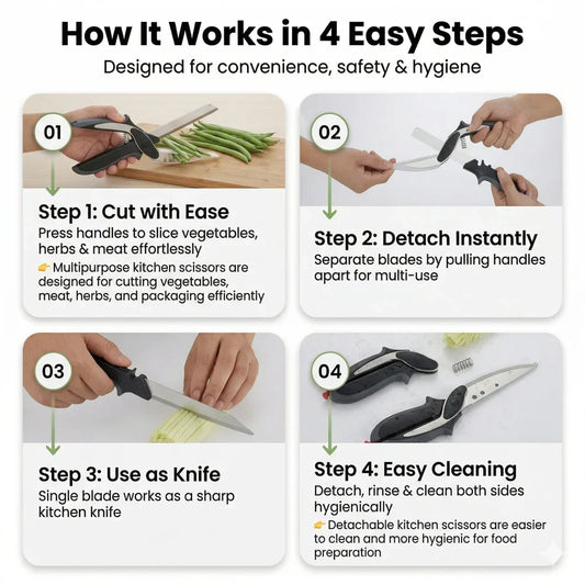 Clever Cutter - 2-in-1 Smart Scissors