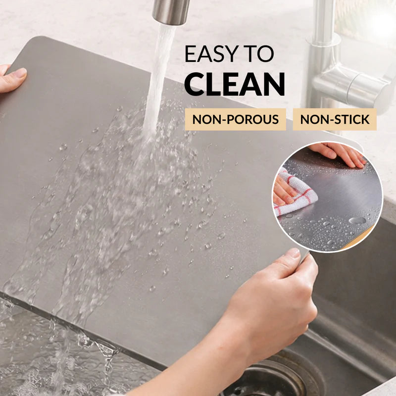 Stainless Steel Counter Top Chopping Board